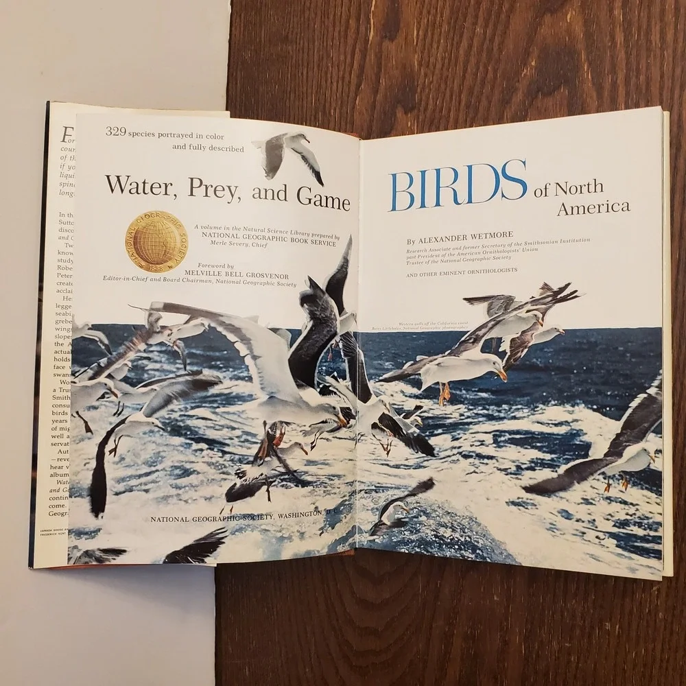 Song & Garden Birds of North America 2 Vol Set w/ Records Slipcase - Nat‎ Geo